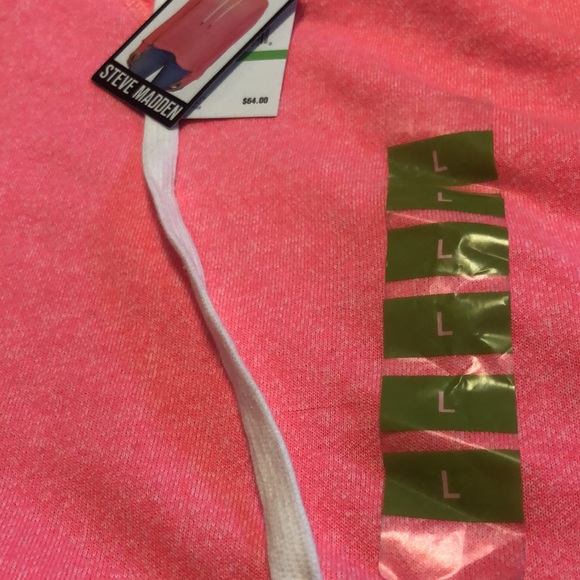 Brand new with tags, Steve Madden heathered hot pink hoodie - Picture 2 of 8